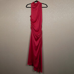 A.L.C. | Dresses | Alc Delfina One Shoulder Pleated Dress Deep Mint Green |  Poshmark